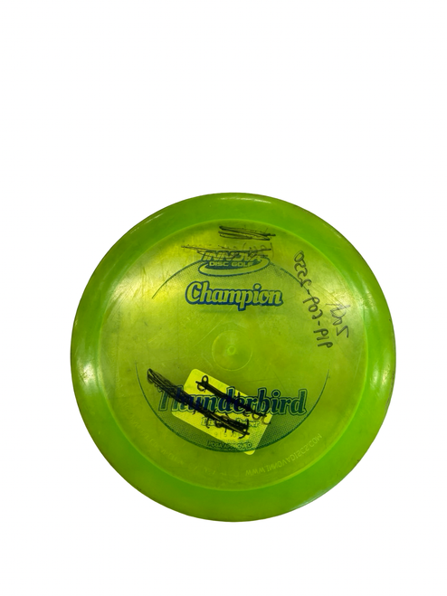 Vist Large View of Product Image Which is Used Innova THUNDERBIRD Disc Golf Driver Green