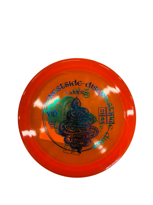 Vist Large View of Product Image Which is Used Westside ADDER Disc Golf Driver Orange
