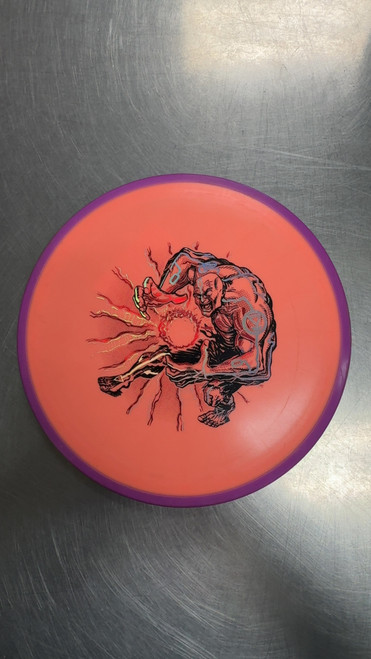 Vist Large View of Product Image Which is Used Axiom CRAVE Disc Golf Driver Orange