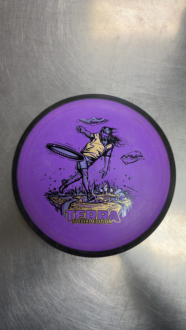 Vist Large View of Product Image Which is Used MVP TERRA Disc Golf Driver Purple