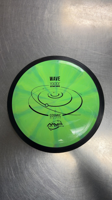 Vist Large View of Product Image Which is Used MVP WAVE Disc Golf Driver Green