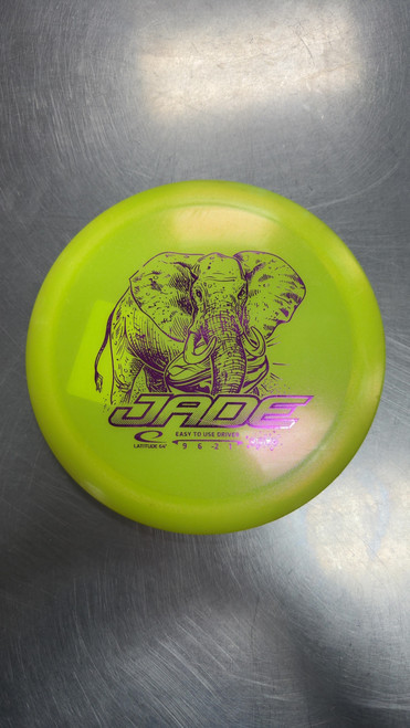 Vist Large View of Product Image Which is Used Latitude 64 JADE Disc Golf Driver Yellow