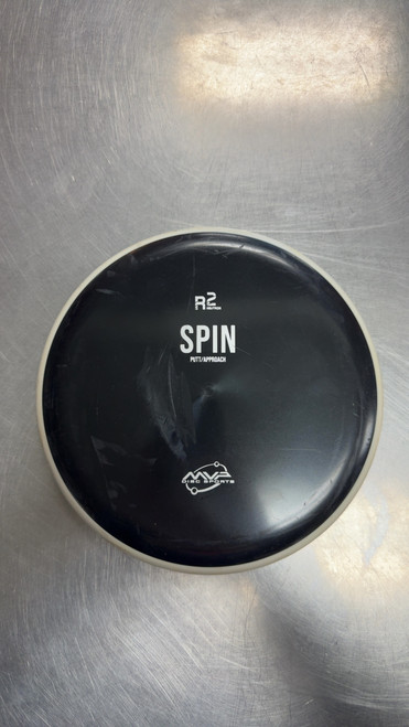 Vist Large View of Product Image Which is Used MVP SPIN Disc Golf Mid Range Black