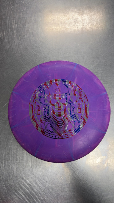 Vist Large View of Product Image Which is Used Dynamic Discs DEPUTY Disc Golf Putter Purple