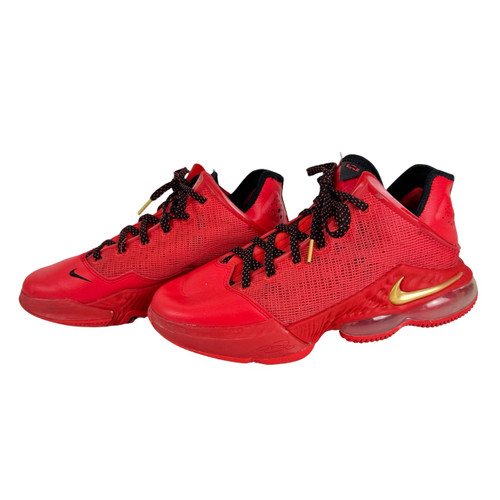 Vist Large View of Product Image Which is Used Nike LEBRON 19 LIGHT CRIMSON Basketball Shoes Mens 7.5