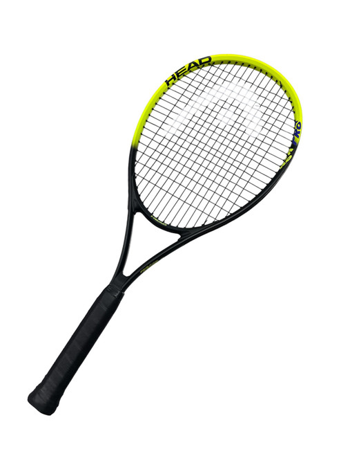 Vist Large View of Product Image Which is Used Head TOUR PRO Adult Tennis Racquet Black 4 3/8"