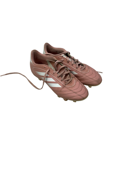 Vist Large View of Product Image Which is Used Adidas Soccer Cleats Pink Senior 7