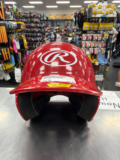 Vist Large View of Product Image Which is Used Rawlings MLTBH-R1 Batting Helmet No Mask Red SM
