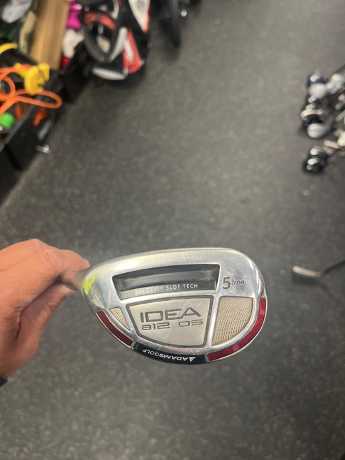 Vist Large View of Product Image Which is Used Adams IDEA A12 OS Mens Individual Iron LH 5 Iron