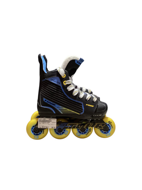Vist Large View of Product Image Which is Used Tour CODE 9 1-4 Junior Rec Fitness Skates Black Adjustable