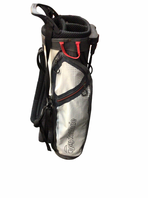 Vist Large View of Product Image Which is Used Taylormade Mens Stand Bag Grey