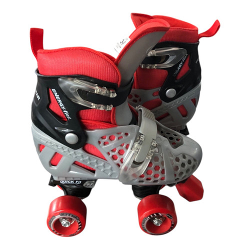 Vist Large View of Product Image Which is Used RollerDerby TRAC STAR Child Roller Quad Skates Red Adjustable