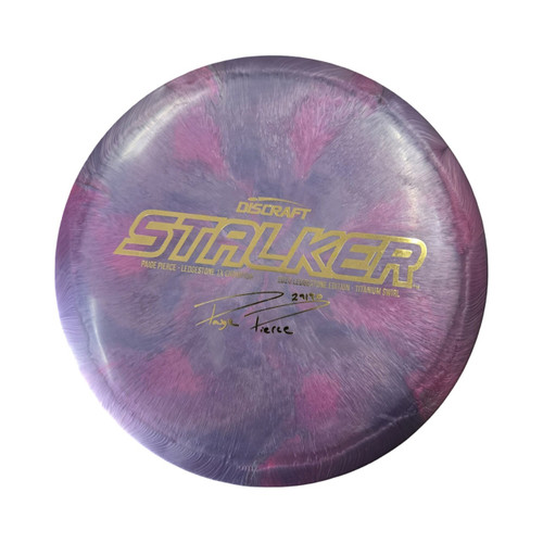 Vist Large View of Product Image Which is Used Discraft STALKER DRIVER Disc Golf Driver Purple