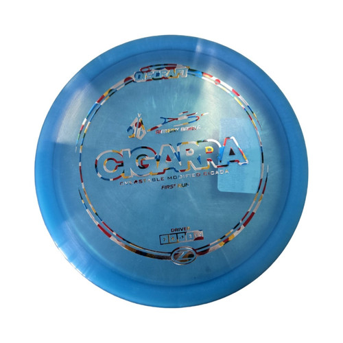 Vist Large View of Product Image Which is Used Discraft CIGARRA DRIVER Disc Golf Driver Royal Blue