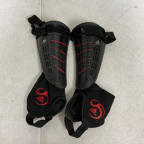 Vist Large View of Product Image Which is Used Adidas Soccer Shin Guards Junior Black Junior