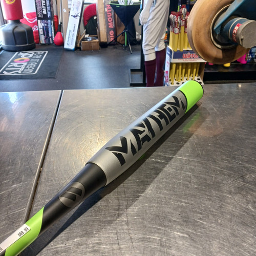 Vist Large View of Product Image Which is Used Worth MAYHEM BB/SB Slowpitch Bat 34"