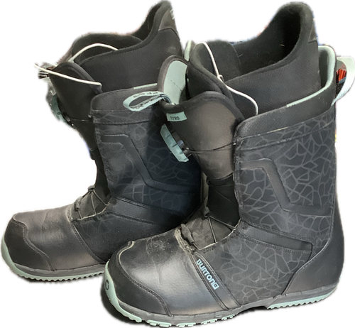 Vist Large View of Product Image Which is Used Burton TYRO Mens Snowboard Boots Black Senior 11