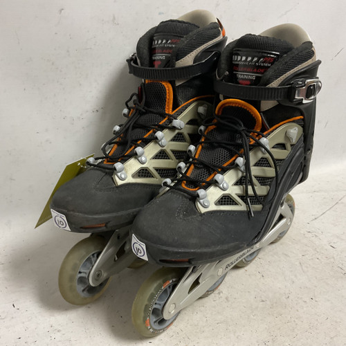 Vist Large View of Product Image Which is Used Rollerblade AERO 7 ALU Senior Rec Fitness Skates Black Senior 10