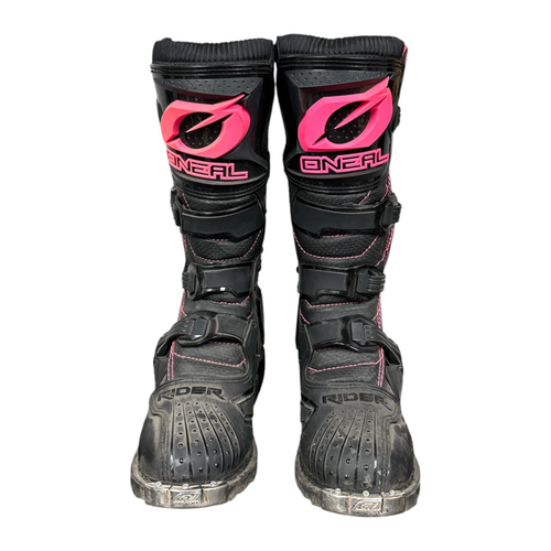 Vist Large View of Product Image Which is Used O'Neill RIDER Womens Motocross Boots Pink Senior 9