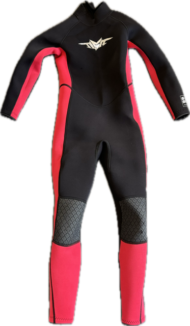Vist Large View of Product Image Which is Used Junior Full Wetsuit Black JR 08