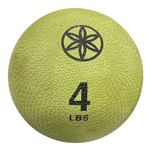 Vist Large View of Product Image Which is Used Gaiam Medicine Ball Olive Green 4 lb