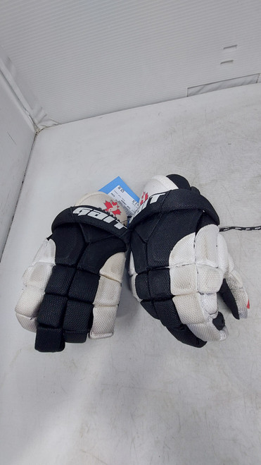 Vist Large View of Product Image Which is Used Gait TEAM CANADA Lacrosse Gloves Junior Black 8"