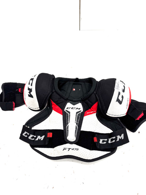 Vist Large View of Product Image Which is Used CCM FT475 Junior Shoulder Pads LG