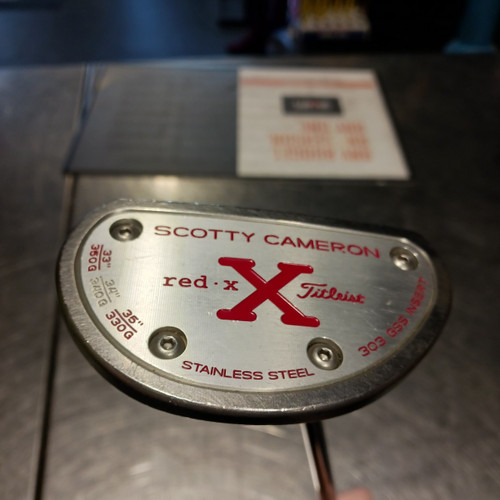 Vist Large View of Product Image Which is Used Titleist SCOTTY CAMERON RED X Mens Putter RH