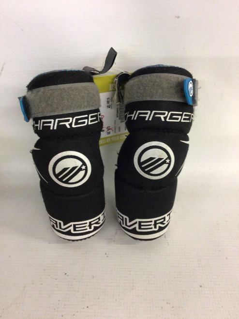 Vist Large View of Product Image Which is Used Maverik CHARGER Lacrosse Arm Pads/Guards Black SM
