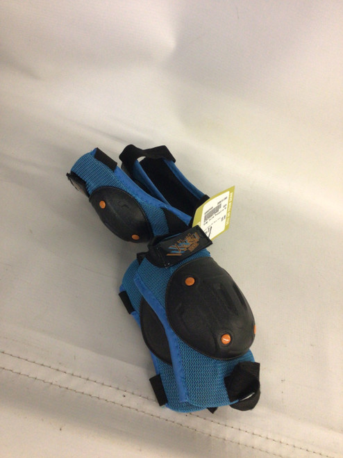 Vist Large View of Product Image Which is Used Inline Protective Set Black And Royal Blue Junior