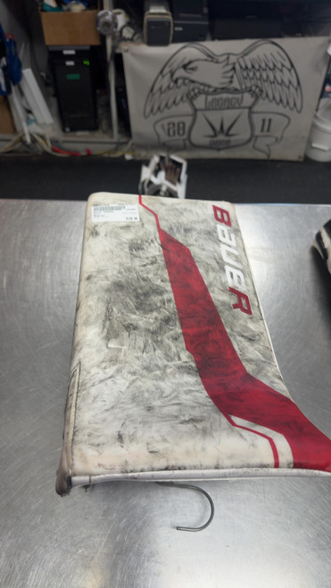 Vist Large View of Product Image Which is Used Bauer SHADOW Inter Goalie Blocker White