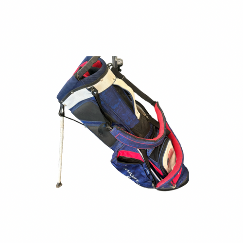 Vist Large View of Product Image Which is Used Maxfli STANND BAG Womens Stand Bag Navy Blue