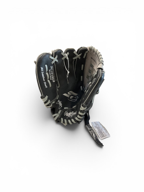 Vist Large View of Product Image Which is Used Rawlings SURE CATCH 10.5 BB/SB Glove LH Throw Black 10 1/2"