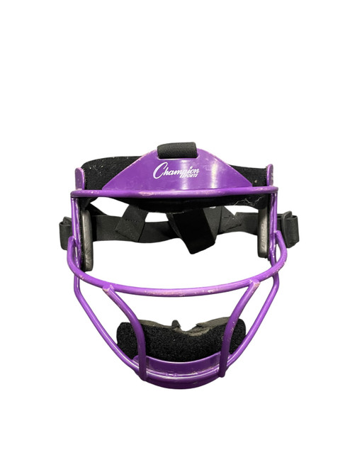 Vist Large View of Product Image Which is Used Champion Sports BB/SB Fielders Mask Purple One Size