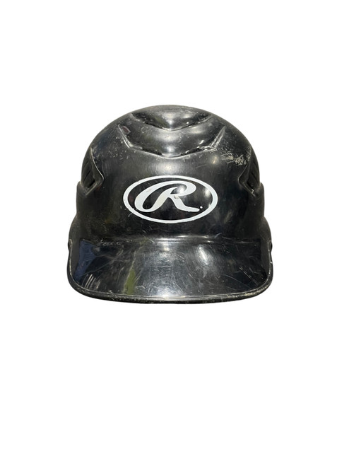 Vist Large View of Product Image Which is Used Rawlings CFTBH-R1 Batting Helmet No Mask Black S/M