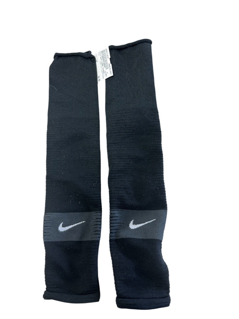 Vist Large View of Product Image Which is Used Nike SHIN GUARD COVERS Soccer Socks Black SM