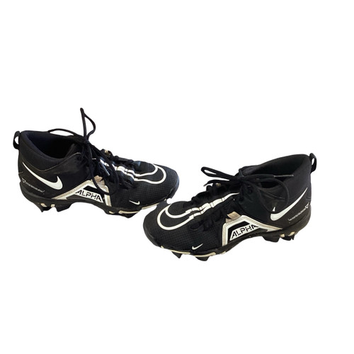 Vist Large View of Product Image Which is Used Nike Alpha Jr FB Cleats Black Junior 05