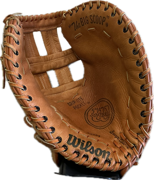 Vist Large View of Product Image Which is Used Wilson A9884 BB/SB First Base RH Throw Brown 13"