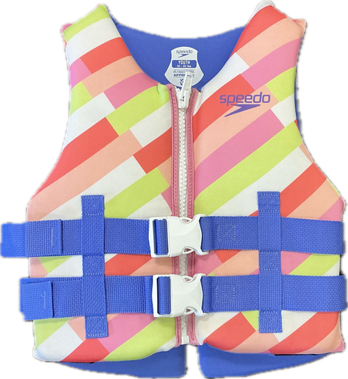 Vist Large View of Product Image Which is Used Speedo Youth PFD Royal Blue Youth 50-90