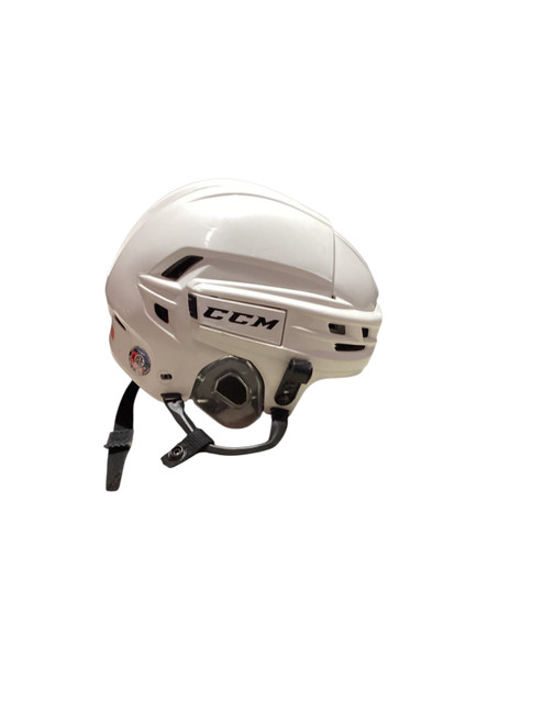 Vist Large View of Product Image Which is Used CCM TACKS 910 Hockey Helmet Only White MD