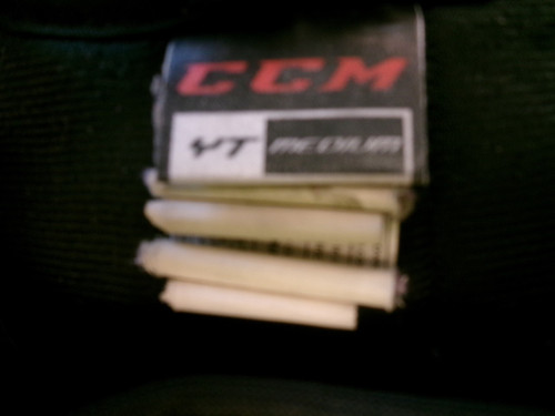Vist Large View of Product Image Which is Used CCM QLT Junior Shoulder Pads SM