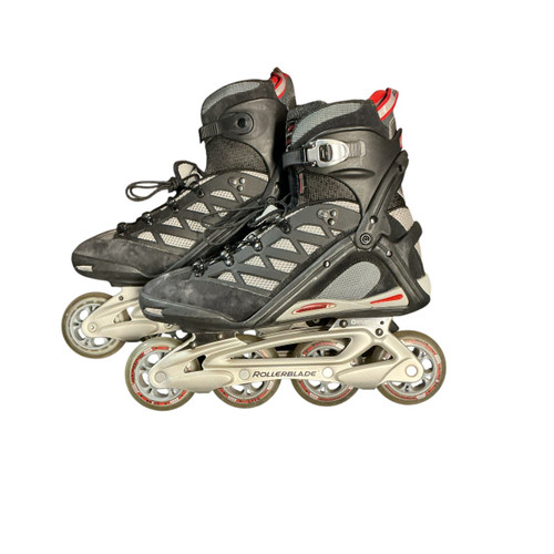 Vist Large View of Product Image Which is Used Rollerblade 9 ROLLERBLADES Senior Rec Fitness Skates Red Senior 9