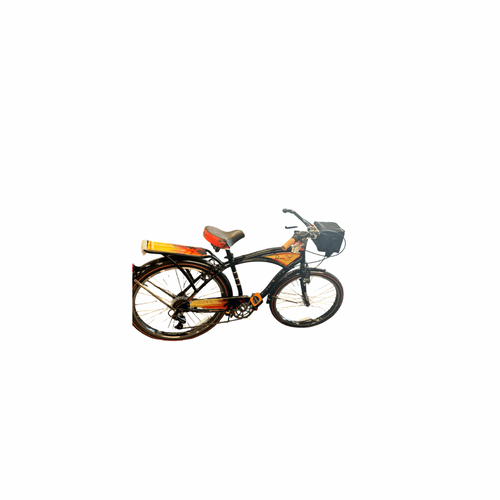 Vist Large View of Product Image Which is Used Huffy MANAMA JACK 26IN Cruiser Bike Mens Black 58-61cm - 23-24" - XXL Frame