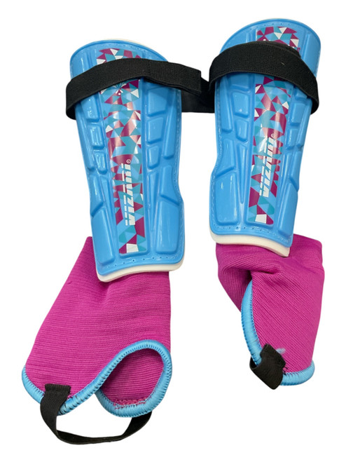 Vist Large View of Product Image Which is Used Vizari Soccer Shin Guards Adult Royal Blue MD
