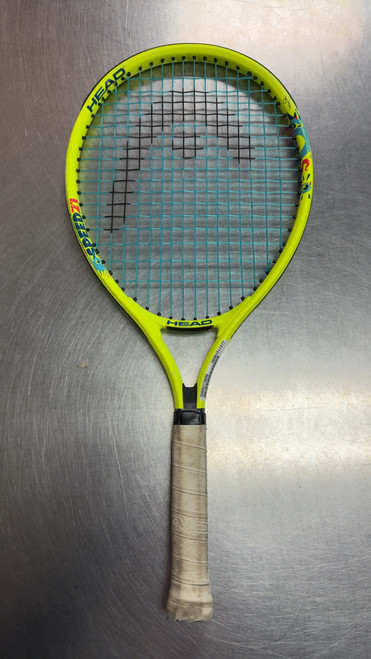 Vist Large View of Product Image Which is Used Head SPEED 21 Junior Tennis Racquet Neon Green 21"