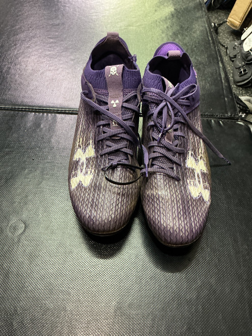 Vist Large View of Product Image Which is Used Under Armour LAX Cleats Mens Purple Senior 11.5