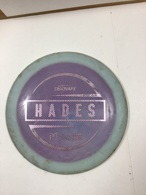 Vist Large View of Product Image Which is Used Discraft ESP HADES Disc Golf Driver Purple 173g