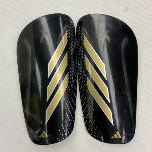 Vist Large View of Product Image Which is Used Adidas Soccer Shin Guards Adult Black LG