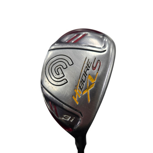 Vist Large View of Product Image Which is Used Cleveland HIBORE XL Mens Hybrid Club RH 3 Hybrid