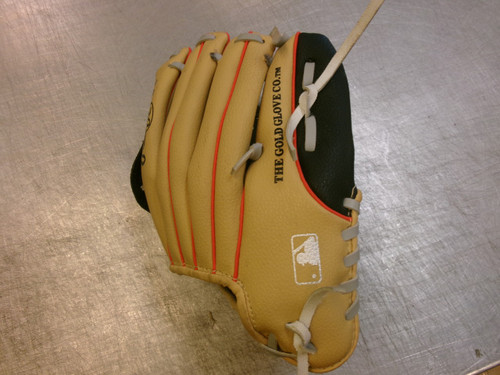Vist Large View of Product Image Which is Used Rawlings PLAYER SERIES BB/SB Glove LH Throw Brown 10"